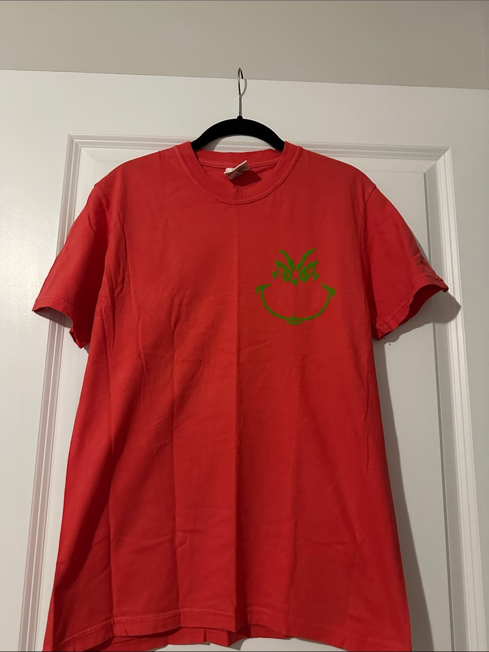 Comfort Colors Red Short Sleeve Tee with Subtle Front Graphic